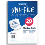 Marlin Uni-File Display Books 20 pocket  